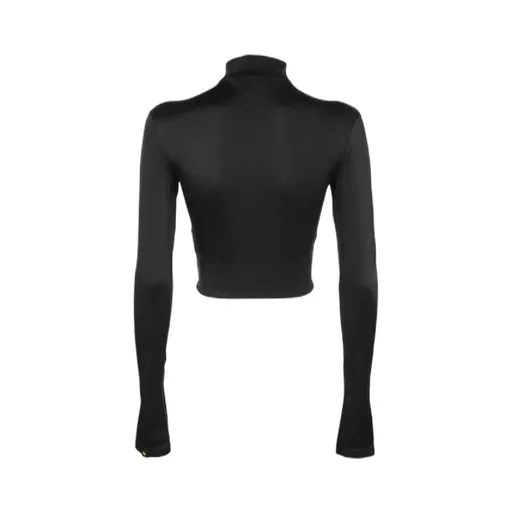 Long-Sleeve Cropped Top