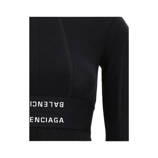 High Neck Patch Brief Dress
