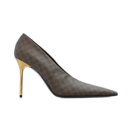 Monogrammed Stiletto Pumps