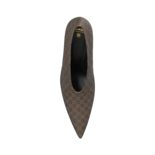 Monogrammed Stiletto Pumps