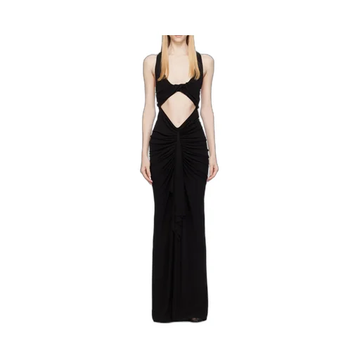 Vivenda Draped Cut-Out Dress