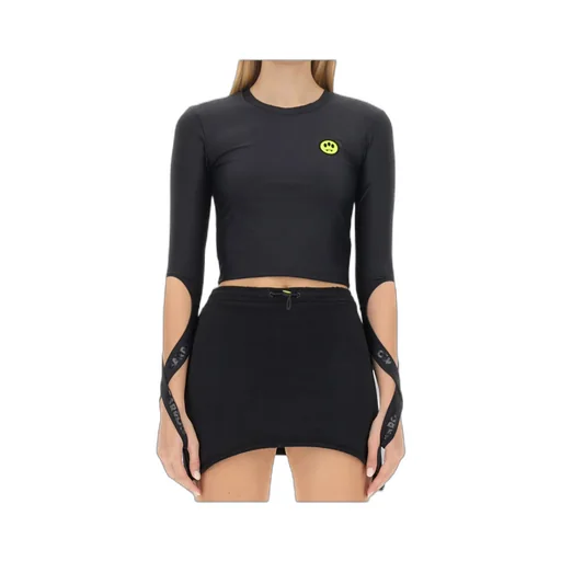 Logo-Detail Split-Sleeve T-Shirt
