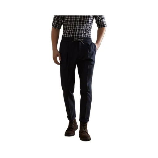 Drawstring Pleated Trousers