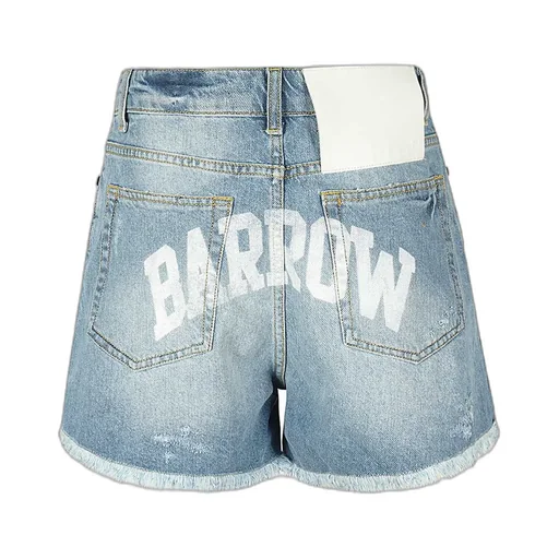 Logo-Print Denim Shorts