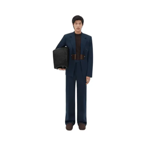 Logo Grain Suit Jacket