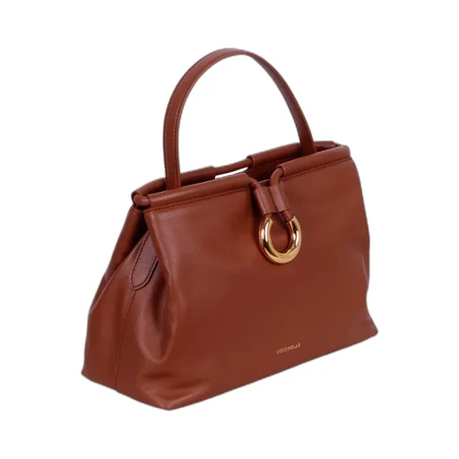 Logo Stamp Drawstring Shoulder Bag