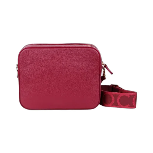 Tebe Logo Stamp Zip-Up Crossbody Bag