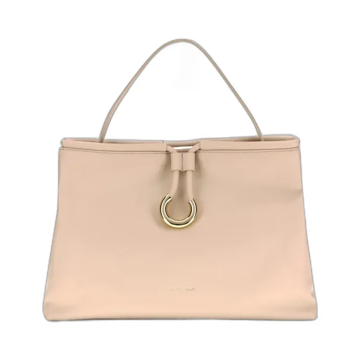 Logo Printed Lisbet Shoulder Bag