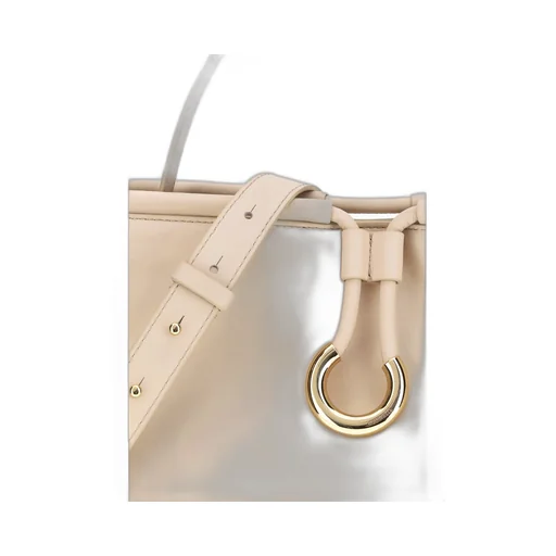 Logo Printed Lisbet Shoulder Bag