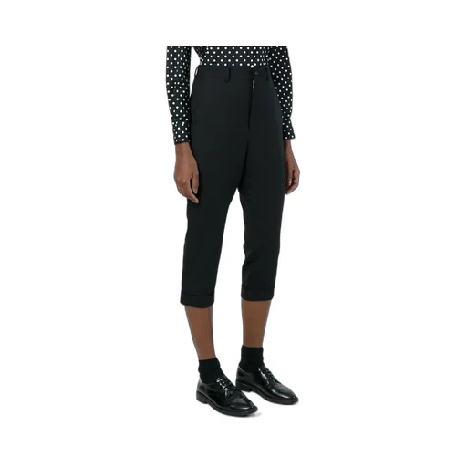 Cropped Pinstripe Trousers