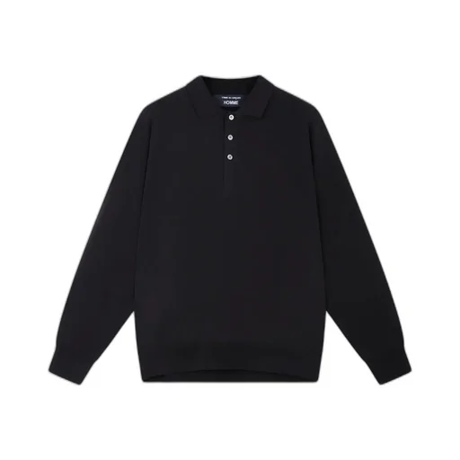 Long-Sleeved Polo Shirt