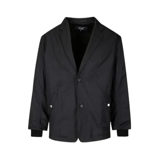 Single-Breasted Striped Jacket