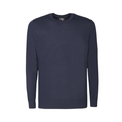 Long-Sleeved Knitted Pullover