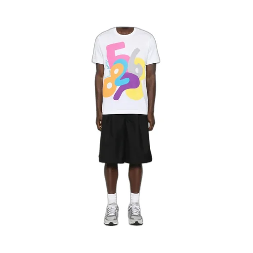 Colorful Printed Crewneck T-Shirt
