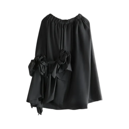 Tao Bow Adorned Flared Skirt
