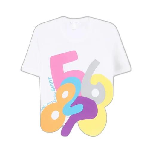Colorful Printed Crewneck T-Shirt