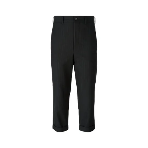 Cropped Pinstripe Trousers