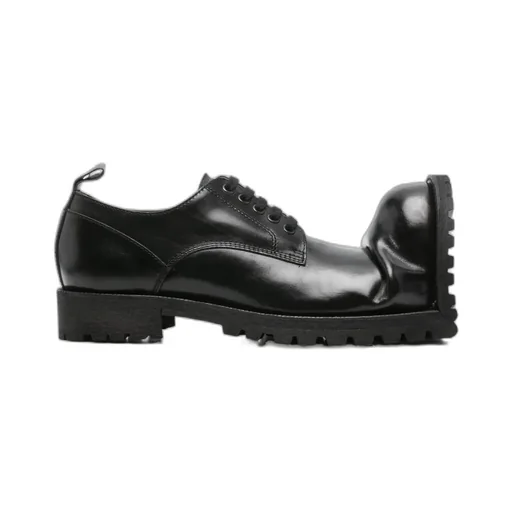 Asymmetric Lace-Up Shoes