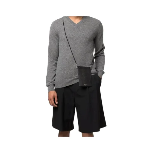 Long-Sleeved V-Neck Sweater
