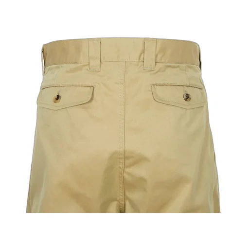 Pleated Straight-Leg Trousers