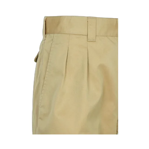 Pleated Straight-Leg Trousers
