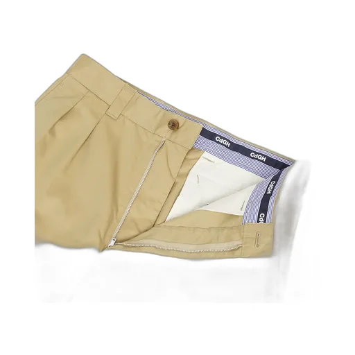 Pleated Straight-Leg Trousers