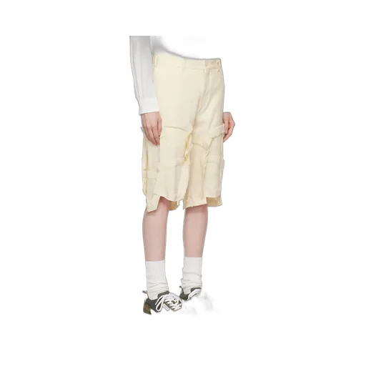 Raw-Edge Tailored Shorts