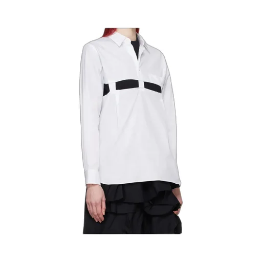 Cut-Out Long-Sleeve Shirt