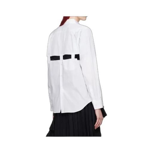 Cut-Out Long-Sleeve Shirt
