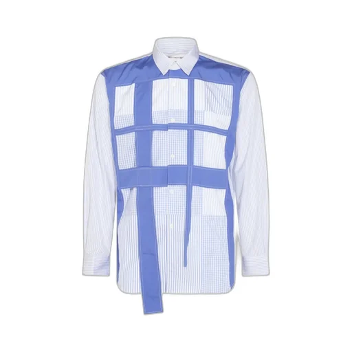 Long-Sleeved Checked Shirt