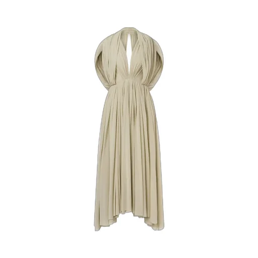 Philosophy Di Lorenzo Serafini Draped Pleated Midi Dress