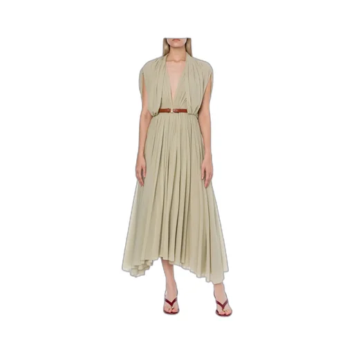 Philosophy Di Lorenzo Serafini Draped Pleated Midi Dress