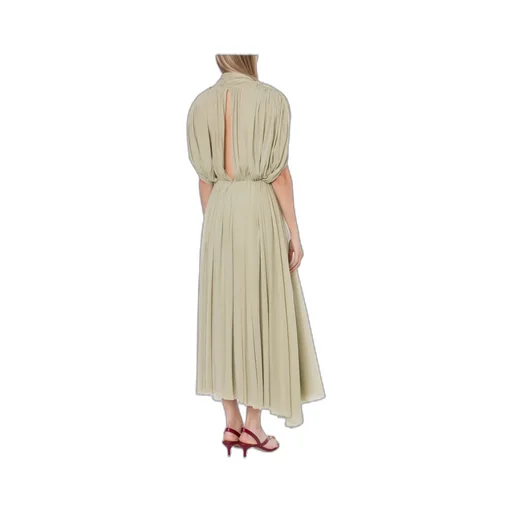 Philosophy Di Lorenzo Serafini Draped Pleated Midi Dress