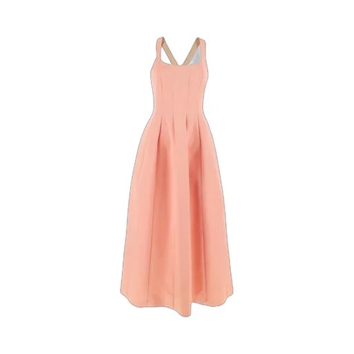 Philosophy Di Lorenzo Serafini Criss-Cross Strap Long Dress