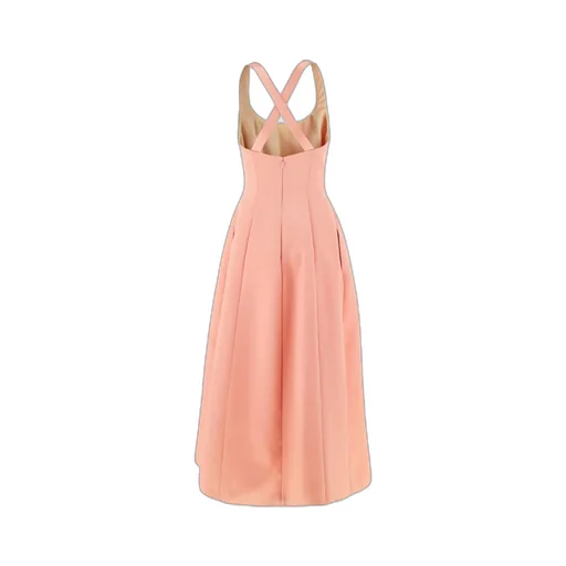 Philosophy Di Lorenzo Serafini Criss-Cross Strap Long Dress