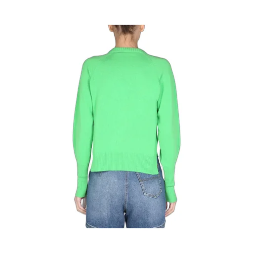 Intarsia-Knit Logo Jumper