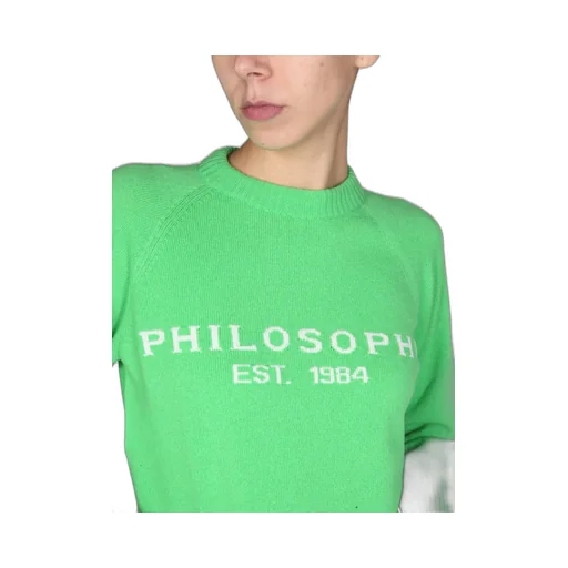 Intarsia-Knit Logo Jumper