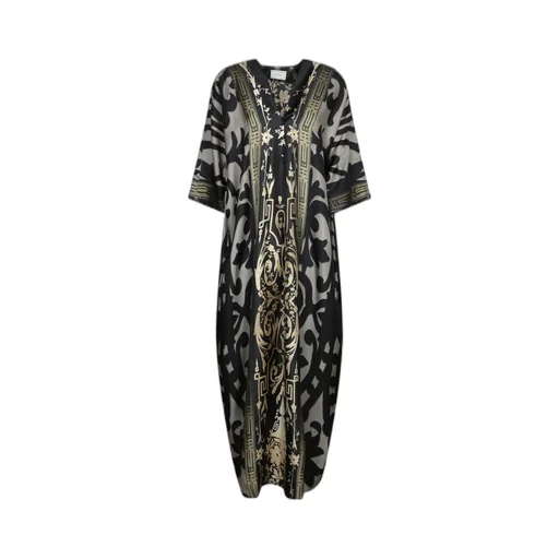 Aloes Graphic Caftan Dress