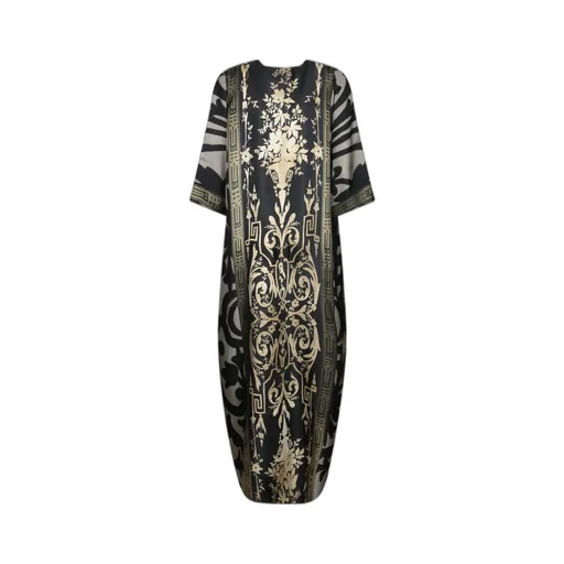 Aloes Graphic Caftan Dress