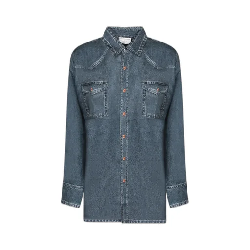Pierre-Louis Mascia Aloes Denim Shirt