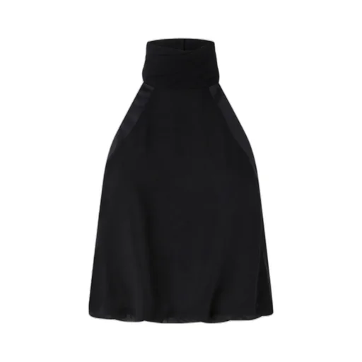 Halter-Neck Satin Top
