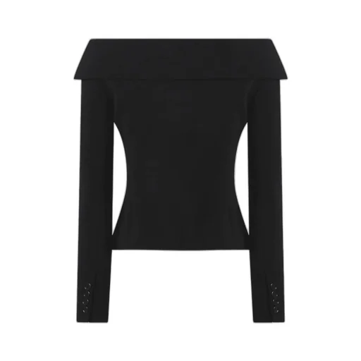 Open Shoulders Slim-Fit Jacket
