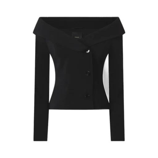 Open Shoulders Slim-Fit Jacket