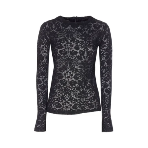Long-Sleeved Crewneck Top