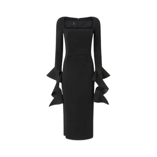 Formina Square-Neck Midi Dress