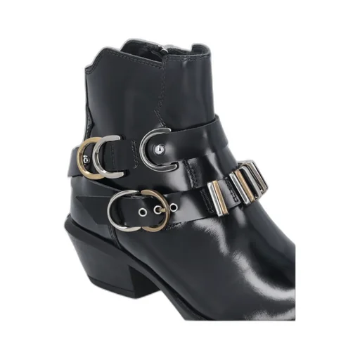 50Mm Buckle Strap Boots