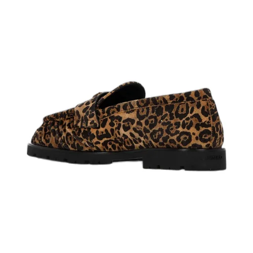 Leopard Flat Loafers