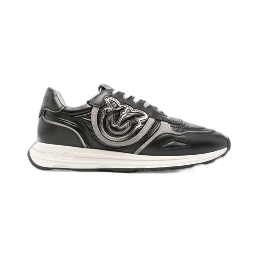 Leather Logo-Detail Sneakers
