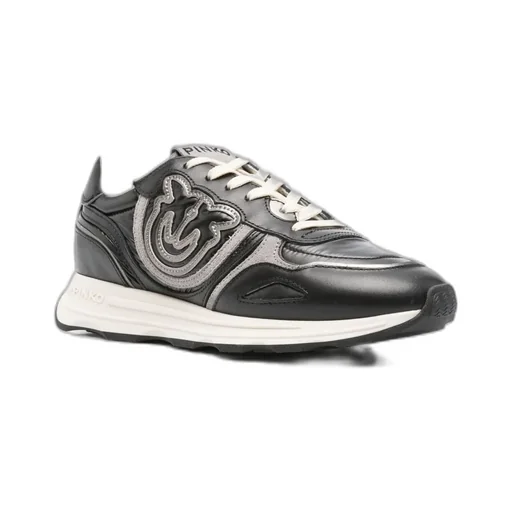 Leather Logo-Detail Sneakers