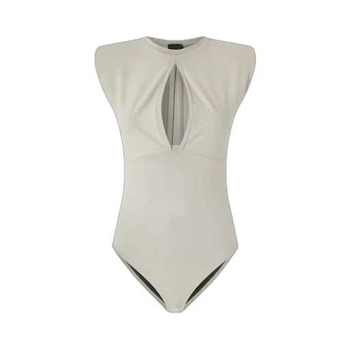 Keyhole-Neck Bodysuit